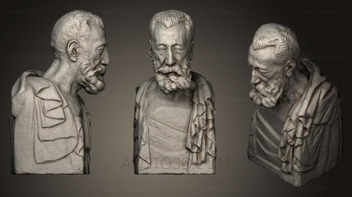 Busts and heads antique and historical (BUSTA_0318) 3D model for CNC machine